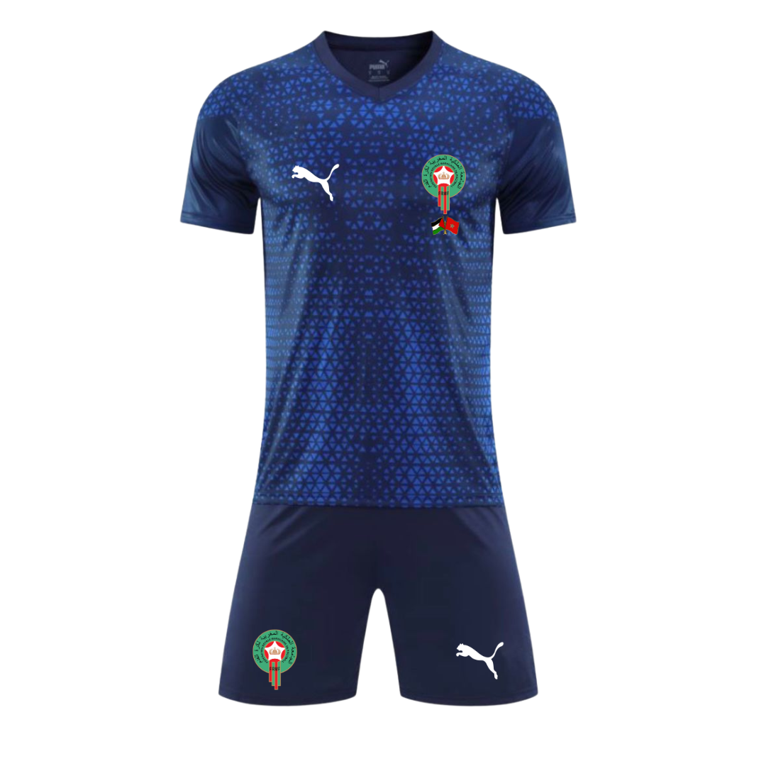 Morocco Palestine Navy Blue