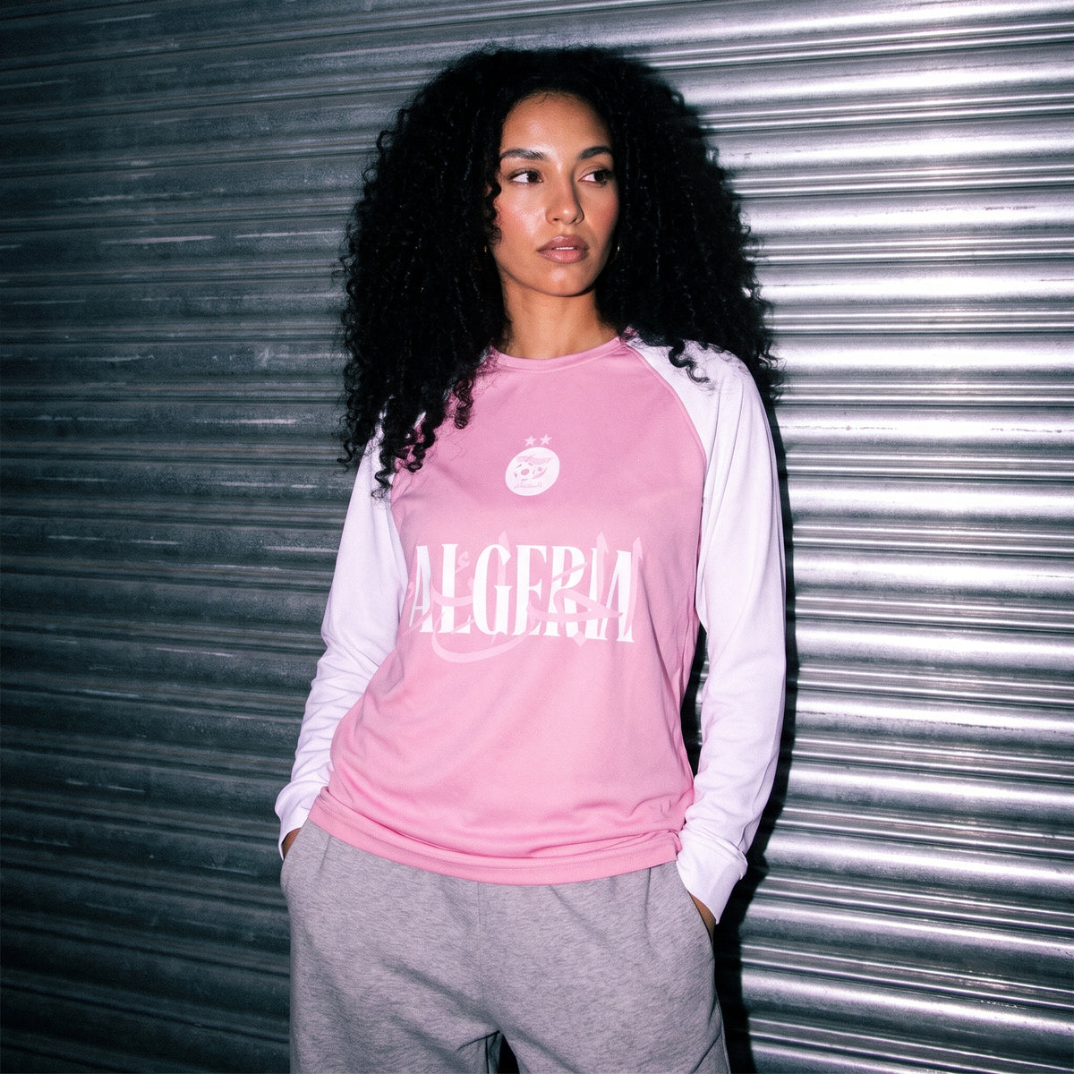 Algeria Pink/white