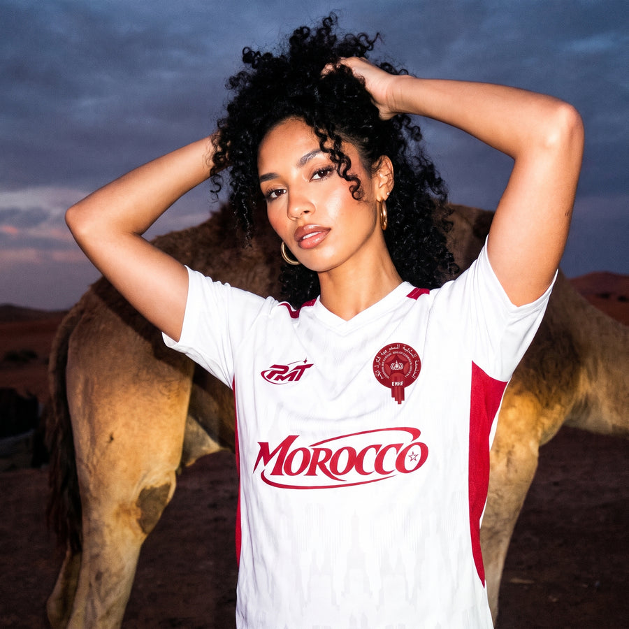 Morocco White Red