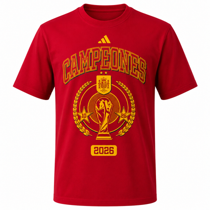 Spain Champion 2026 Red