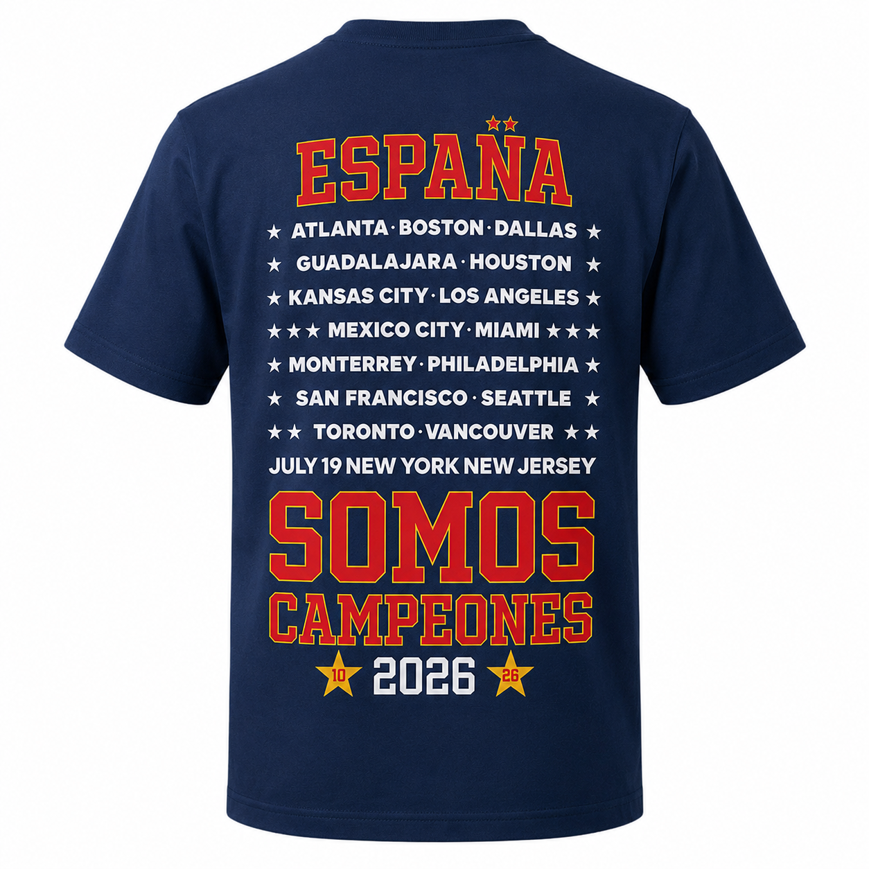 Spain We Are Champions Blue 2026