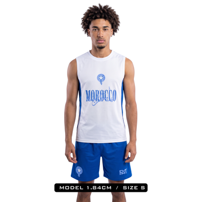 Morocco Blue/White