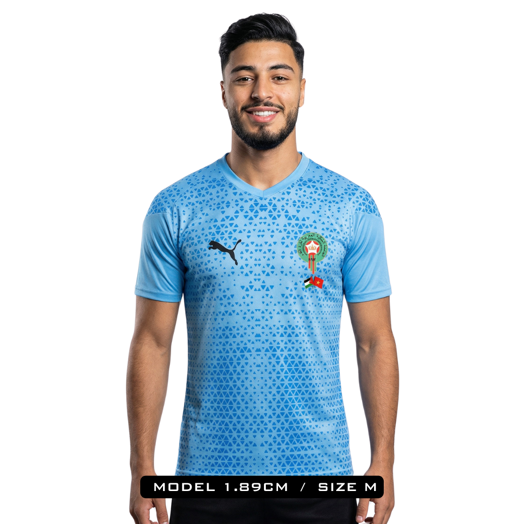 Morocco Palestine Blue