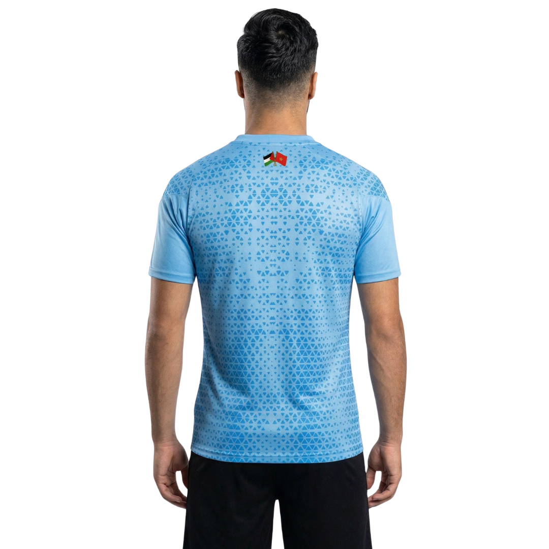 Morocco Palestine Blue