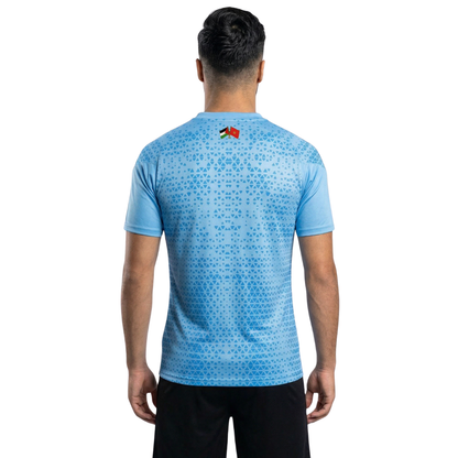 Morocco Palestine Blue