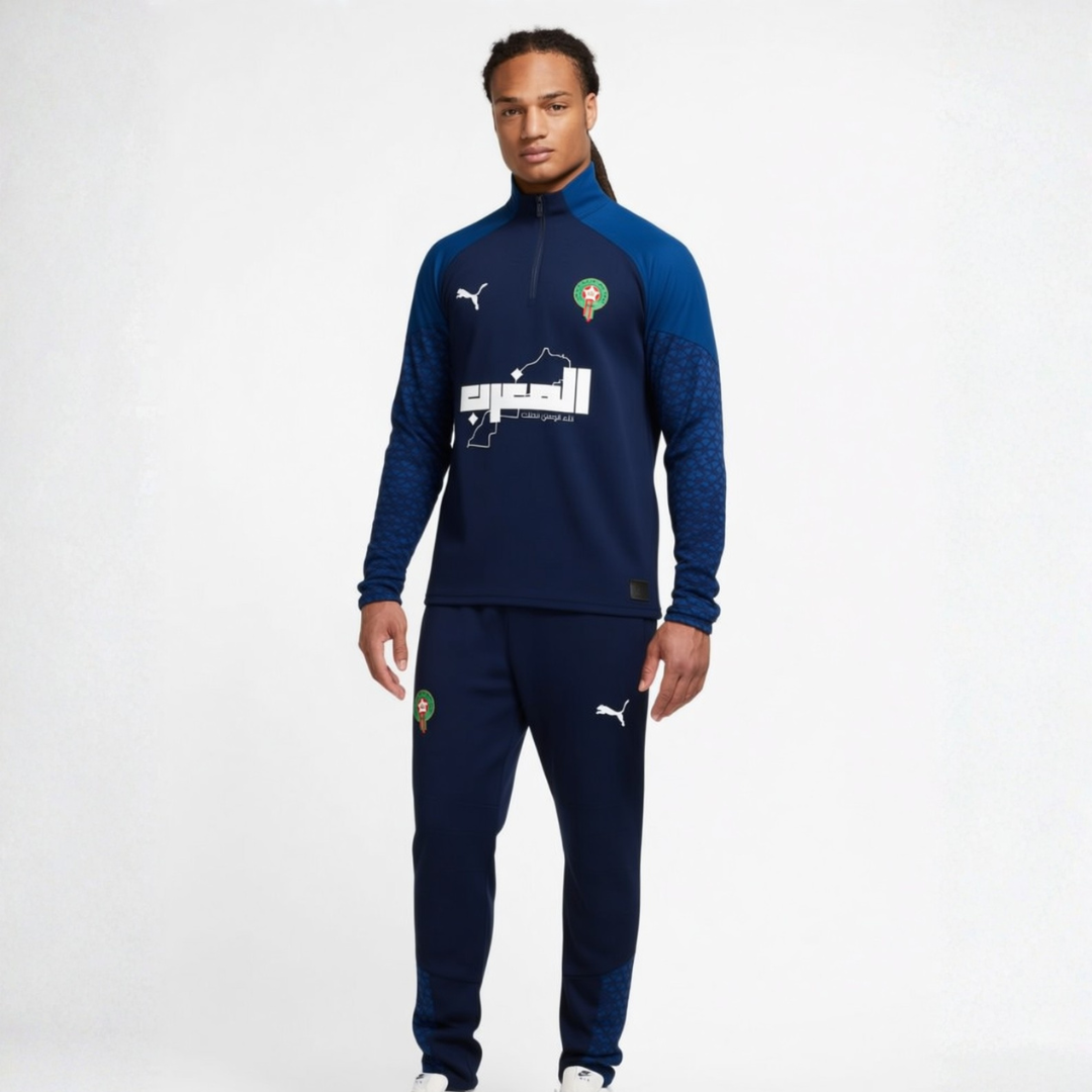 Blauw Marokko trainingspak